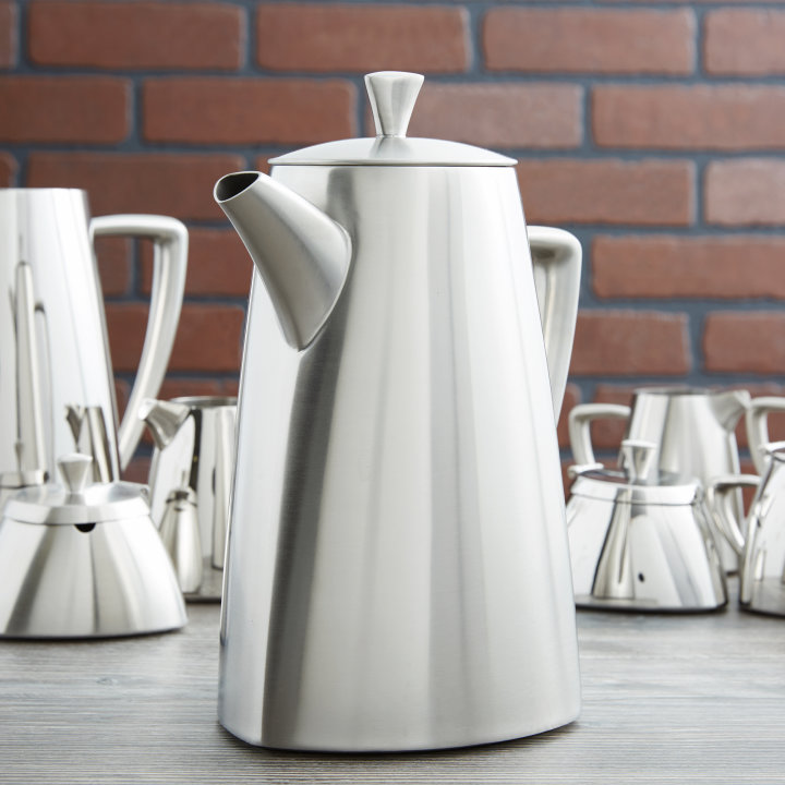 2 3/10-quart Triennium™ stainless steel coffee pot in satin finish