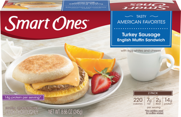 TURKEY SAUSAGE ENGLISH MUFFIN
