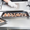 Full-size 1 ¼-inch-deep Super Pan V® stainless steel steam table pan with Steel Coat x3™ nonstick coating
