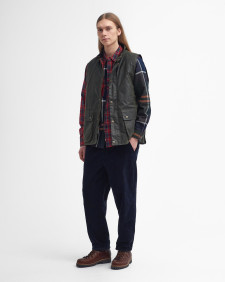 Barbour x Baracuta Weste Oversized Waxed 