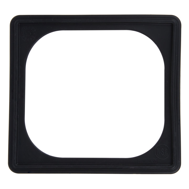 Sixth-size high-temperature silicone pan band in black