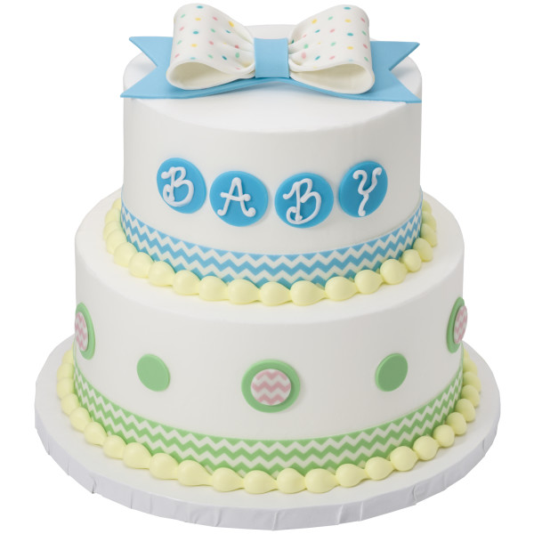 Pastel Printed Assortment Dots Fondant DecoShapes®