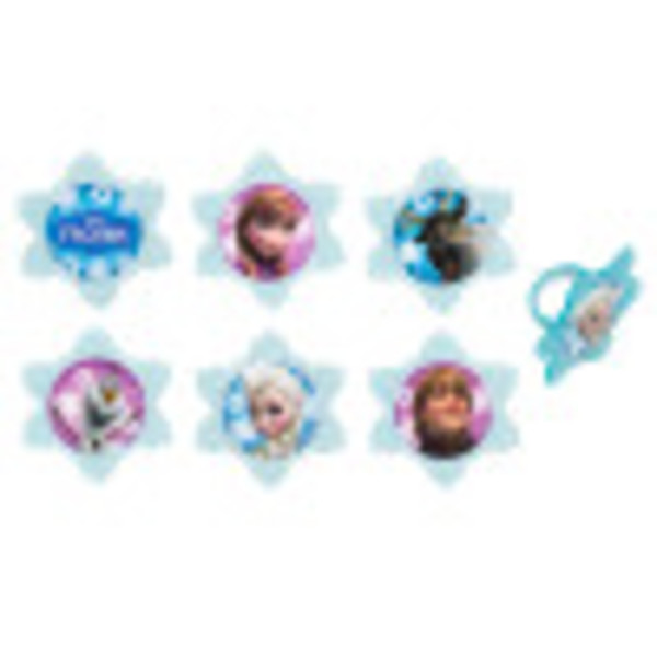 Frozen Adventure Friends Cupcake Rings