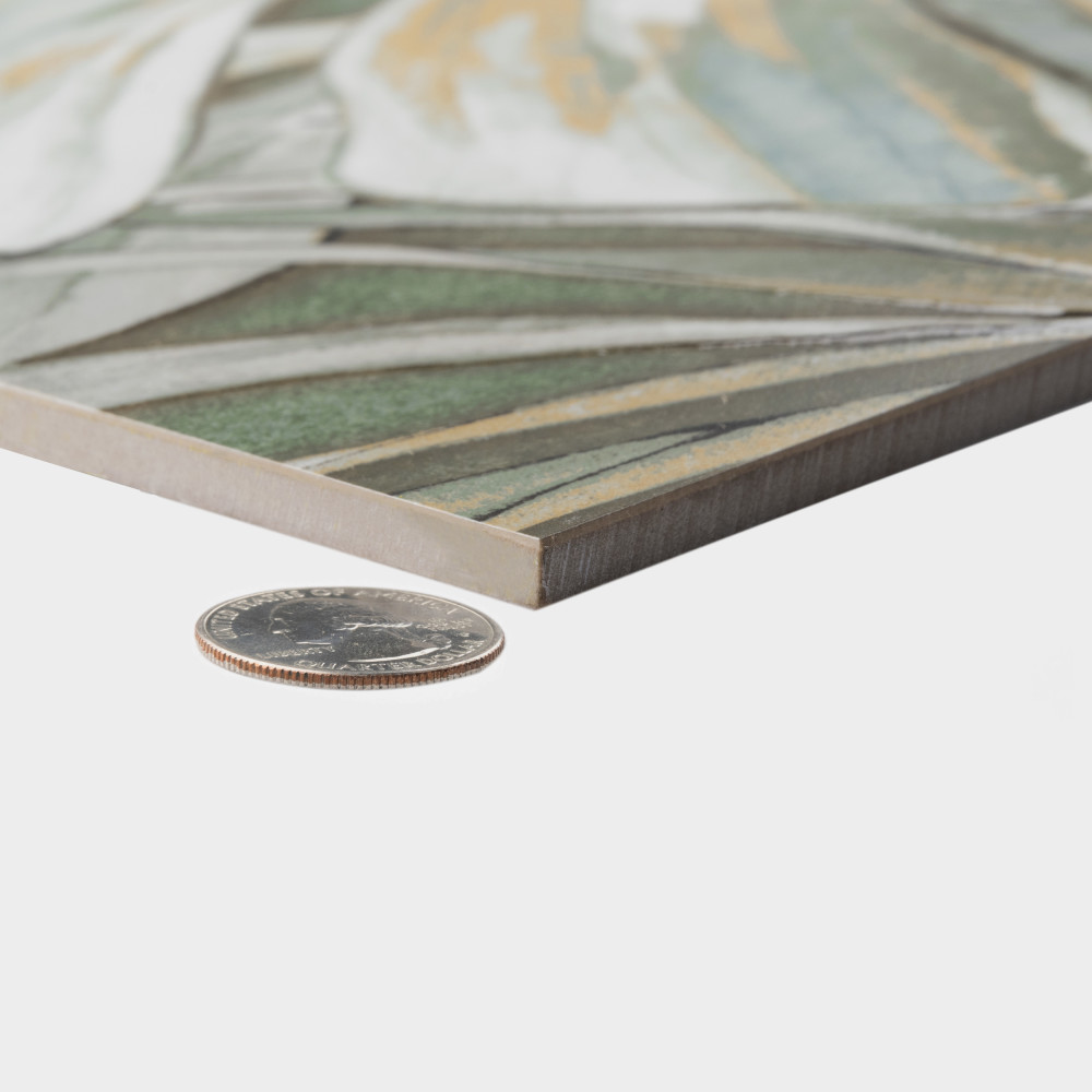 Sample – Parete Tropici Green Porcelain Floor and Wall Tile
