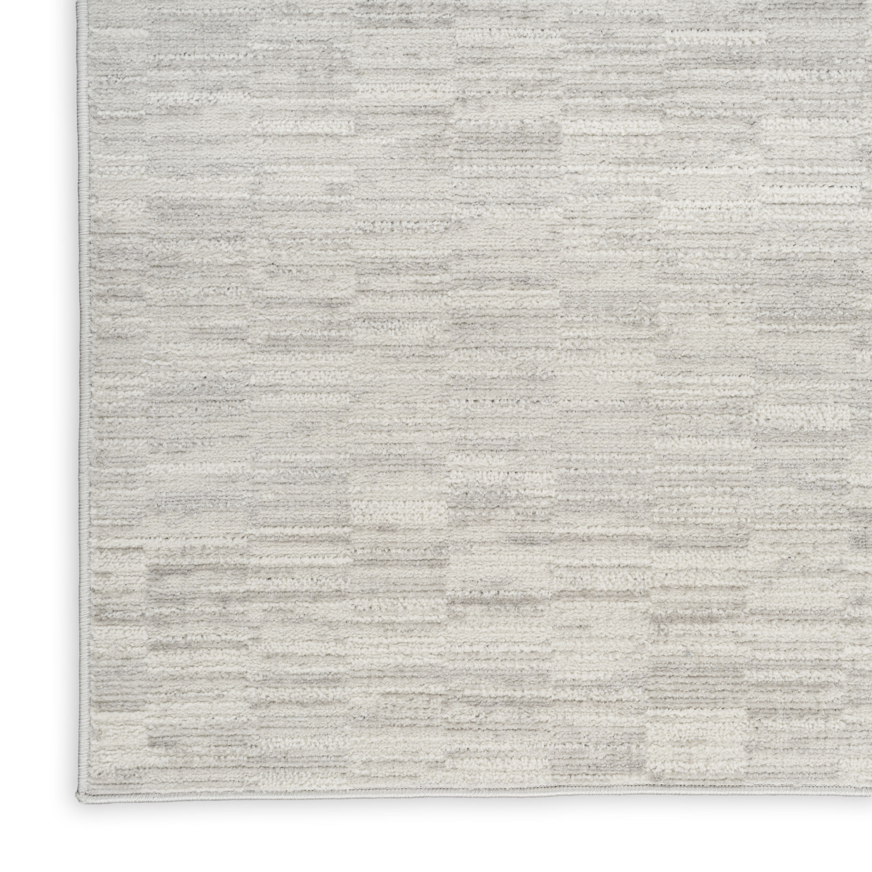 Calvin Klein CK029 Captivating 5'3" x 7'3" Ivory Grey Modern Indoor Rug
