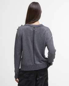 Jade Crew Neck Jumper Chrome