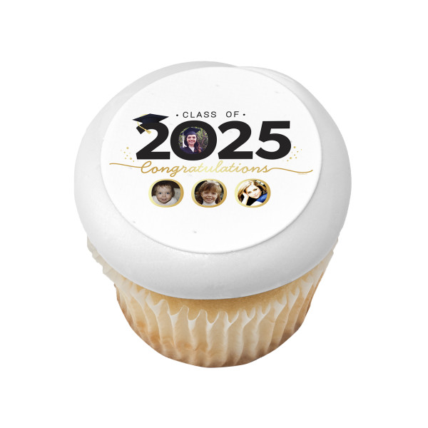 2025 Graduate Multi-Photo PhotoCake® Edible Image® Frame