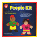 Hygloss&reg; Culturally Diverse People Kit, 7", Make 24 People HYG68279