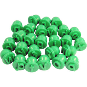 Easy Grip Dough and Paint Stampers - Lowercase Alphabet - Set of 27