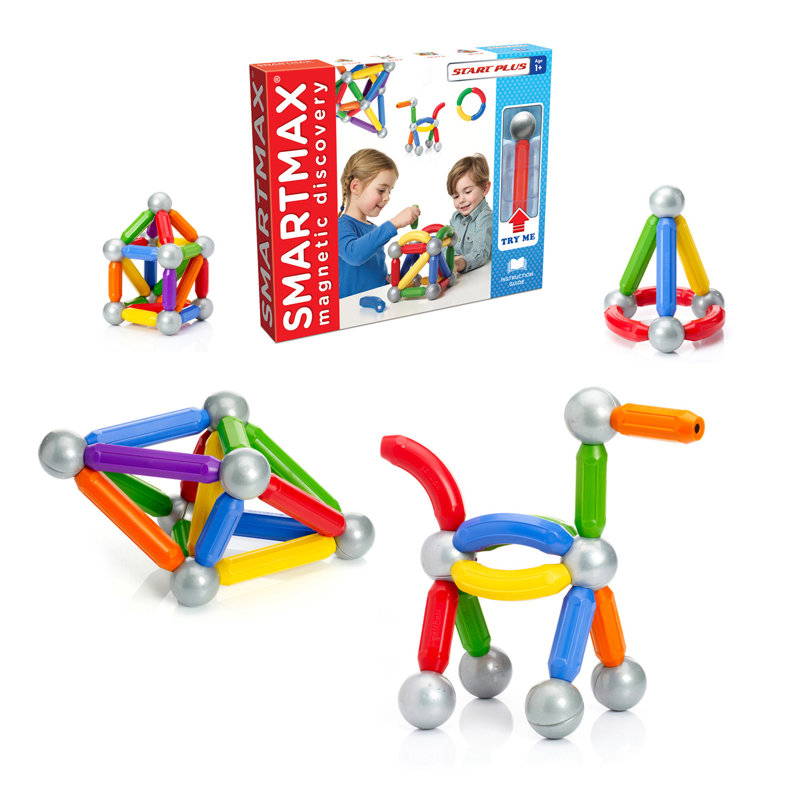 SmartMax Magnetic Discovery Start Plus, 30 Piece Set image number null