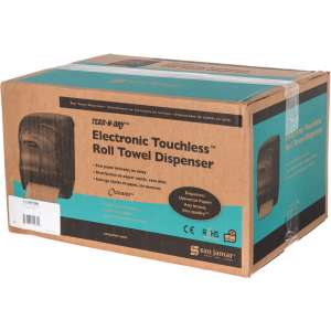 SAJT1390TBK, San Jamar, Tear-N-Dry, Mechanical Roll Towel Dispenser, Black Pearl