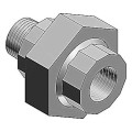 Red Dot® EX Series Union Fitting Aluminum 3/4 in. Straight 1-15/16 L x 2-15/32 in. W
