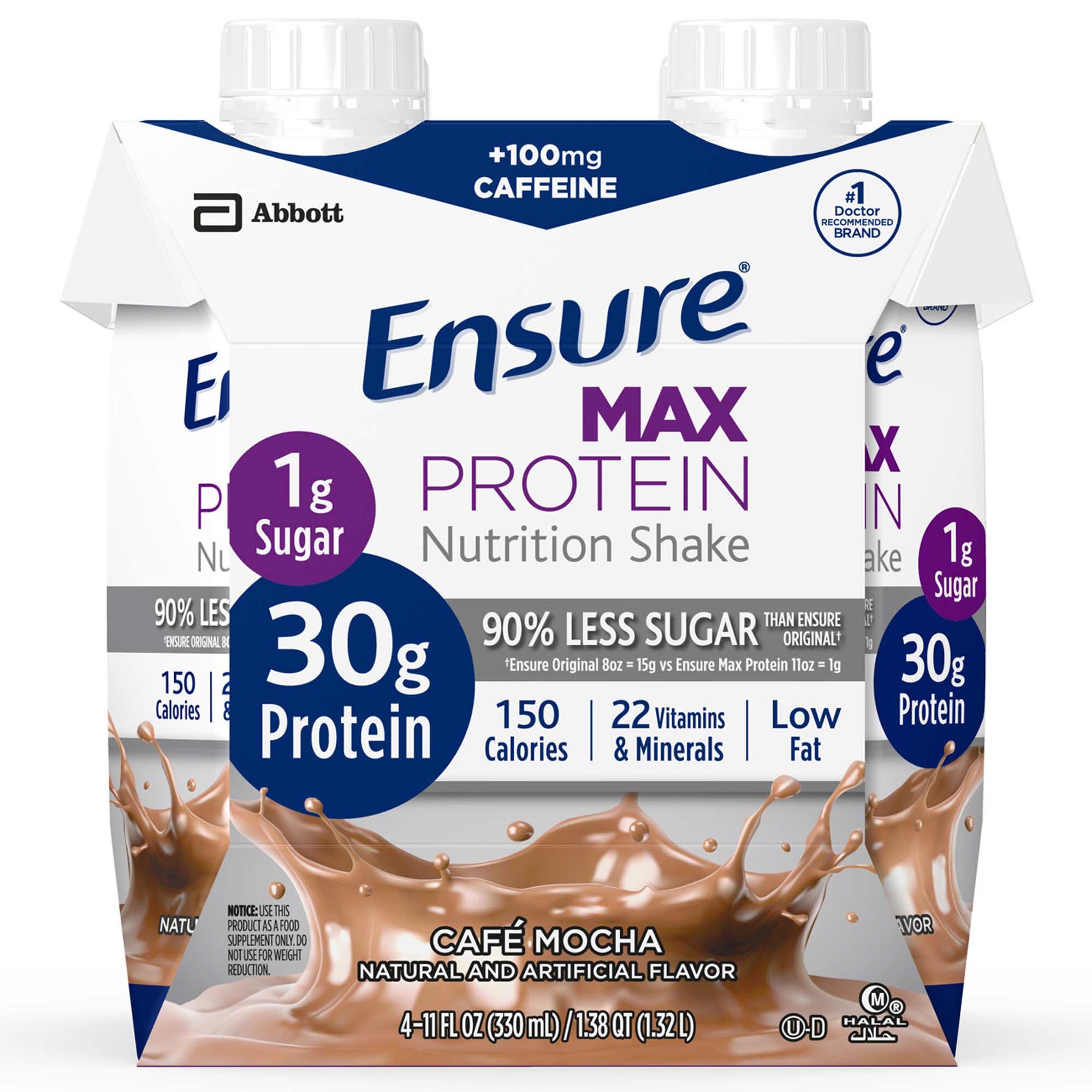 Ensure® Max Café Mocha Protein Nutrition Shake, 11-ounce carton