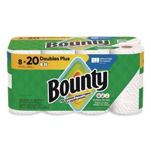 PG19274, Procter & Gamble, Bounty Select-a-Size, 60.48ft Kitchen Roll Towel, 2 ply, White