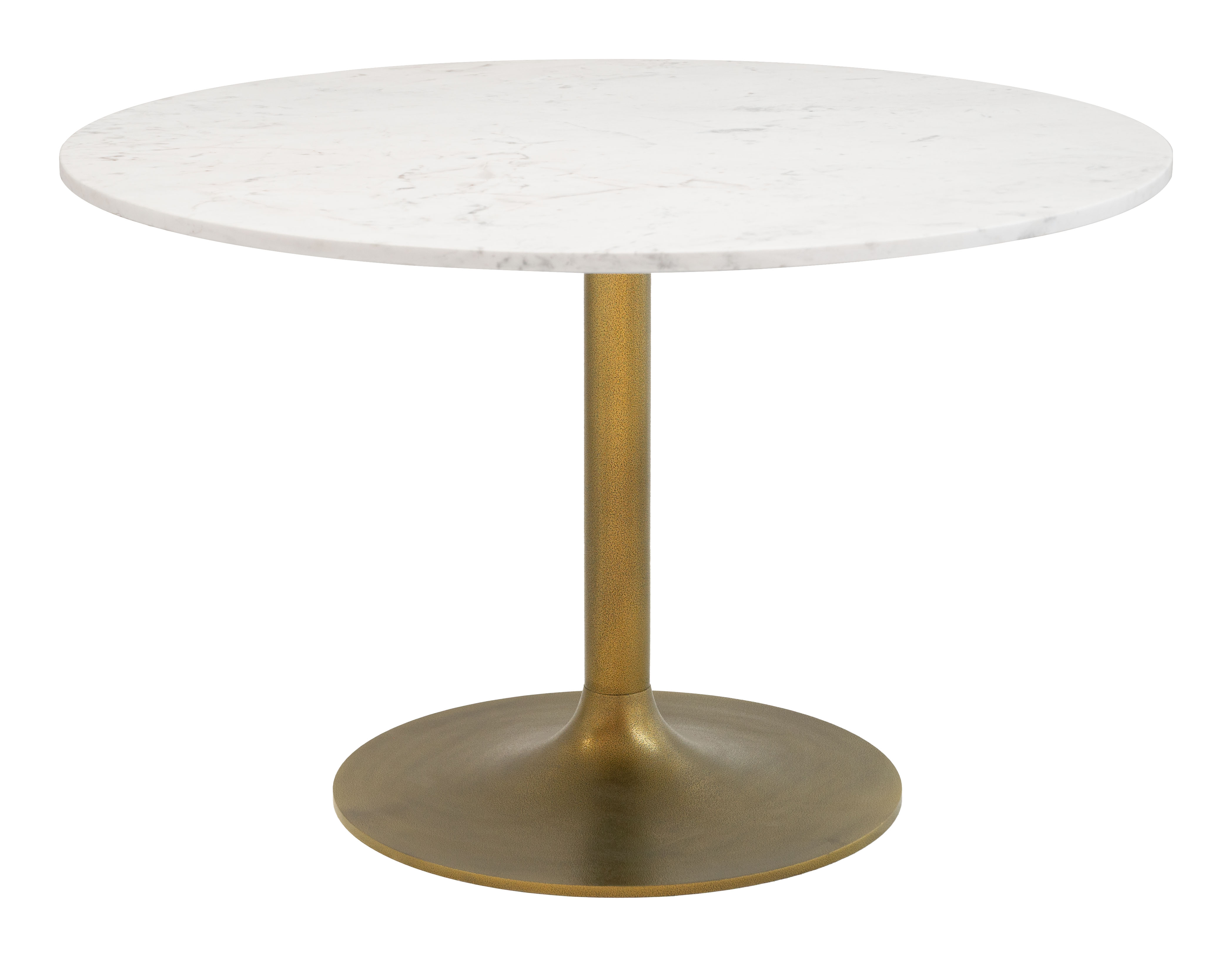 Ithaca Dining Table White & Gold product image