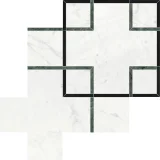 Waterjet Stone Mosaics Pine 11×11 Schema Mosaic Honed