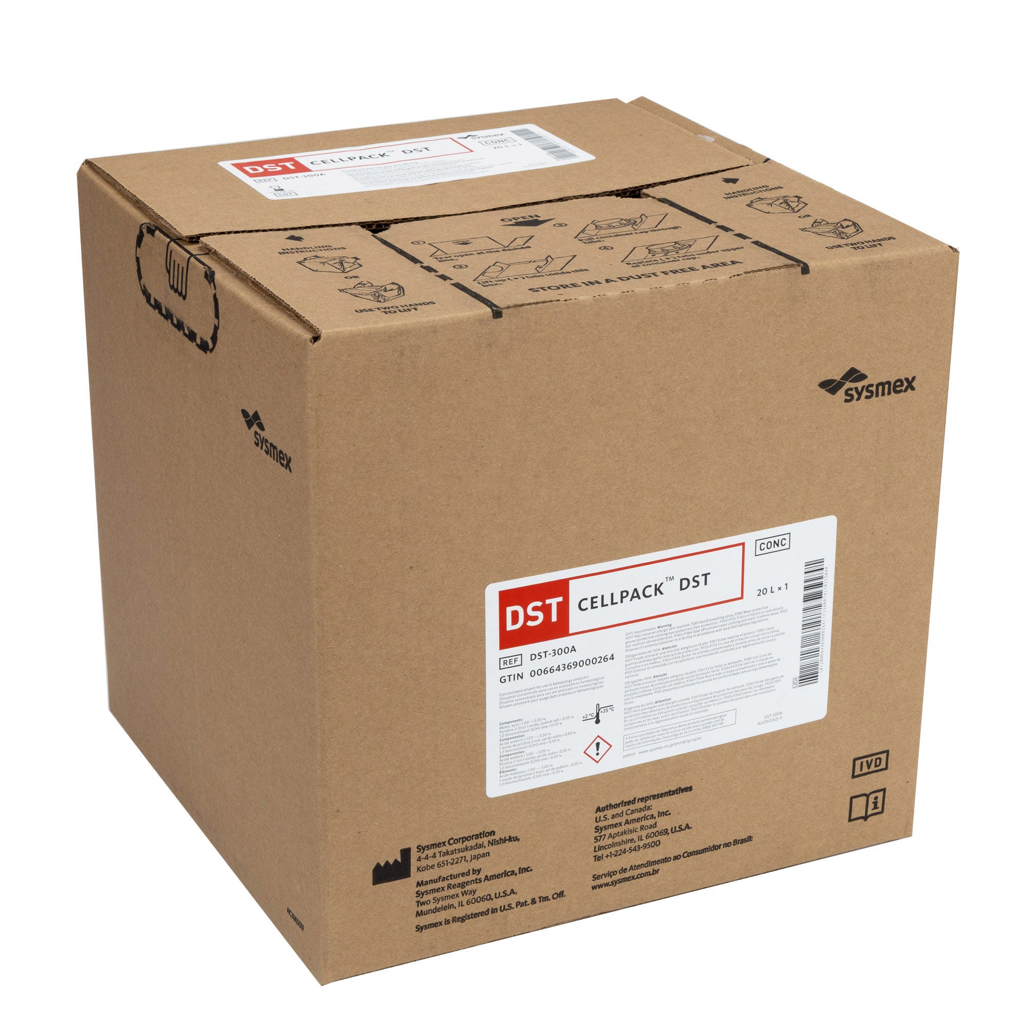 Hematology Reagent Diluent Cellpack® DST Not Test Specific For Sysmex Automated Hematology Analyzers