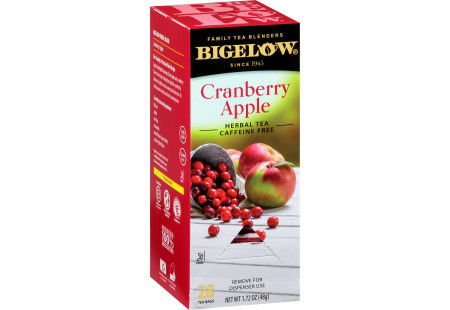 Cranberry Apple Herbal Tea - Case of 6 boxes- total of 168 teabags