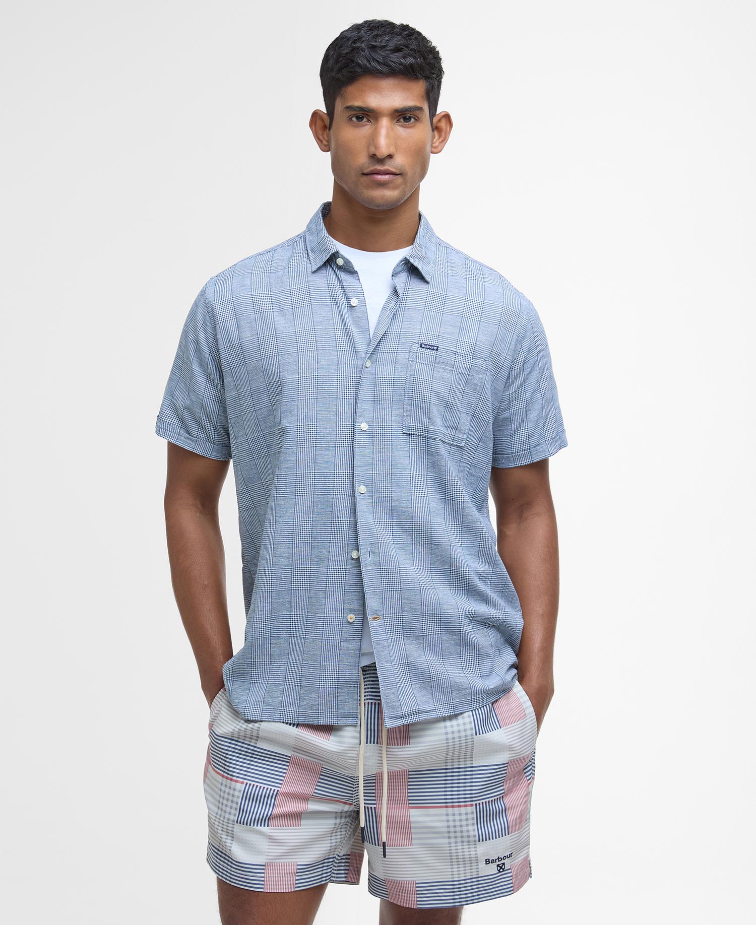 Hartland Linen-Blend Short-Sleeved Shirt image number 0