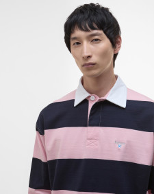 Newgate Oversized Rugby Shirt Light Pink
