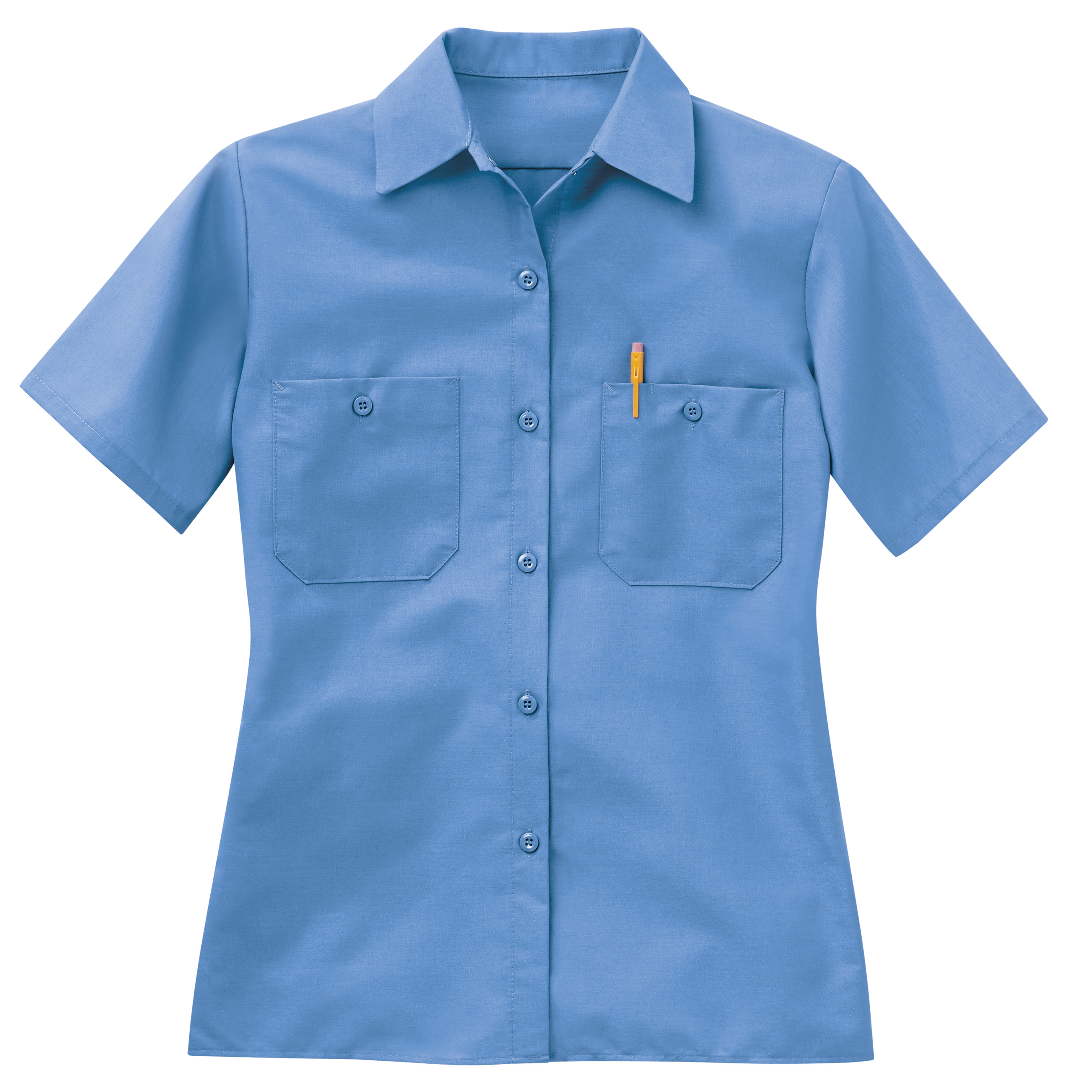 Red Kap Women's Short Sleeve Industrial Work Shirt - Picture 18 of 18