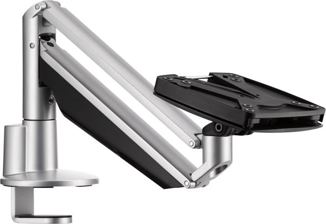 Novus CLU I is designed to enhance comfort by elevating a monitor to its ideal viewing position