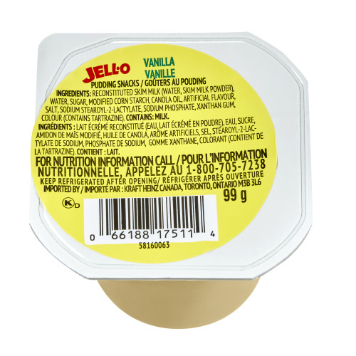  JELL-O pouding prêt-à-servir Vanille – 24 x 99 g 