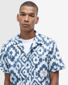 Hemd Homelane Printed Short-Sleeved 