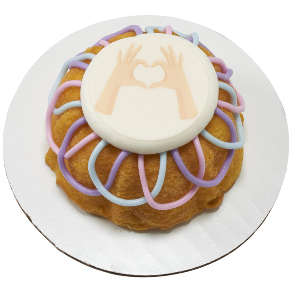 Heart Hands PhotoCake® Edible Image®