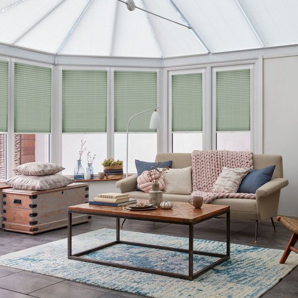 Seren Sage Pleated blind