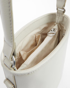 Laire Leather Bucket Bag Light Sand