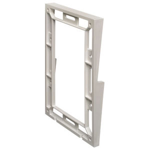 InBox™ Siding Profile Adapter Plates for Existing Siding, White, 1 Gang, 1/2 in. Lap Siding