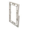 InBox™ Siding Profile Adapter Plates for Existing Siding, White, 1 Gang, 1/2 in. Lap Siding