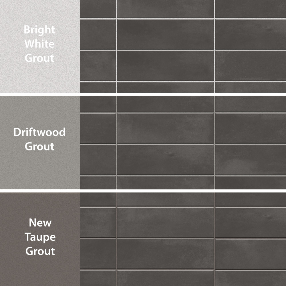 Coco Matte Black Hat 2 in. x 5-7/8 in. Porcelain Floor and Wall Tile