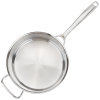 7-quart Intrigue® stainless steel saucepan with helper handle