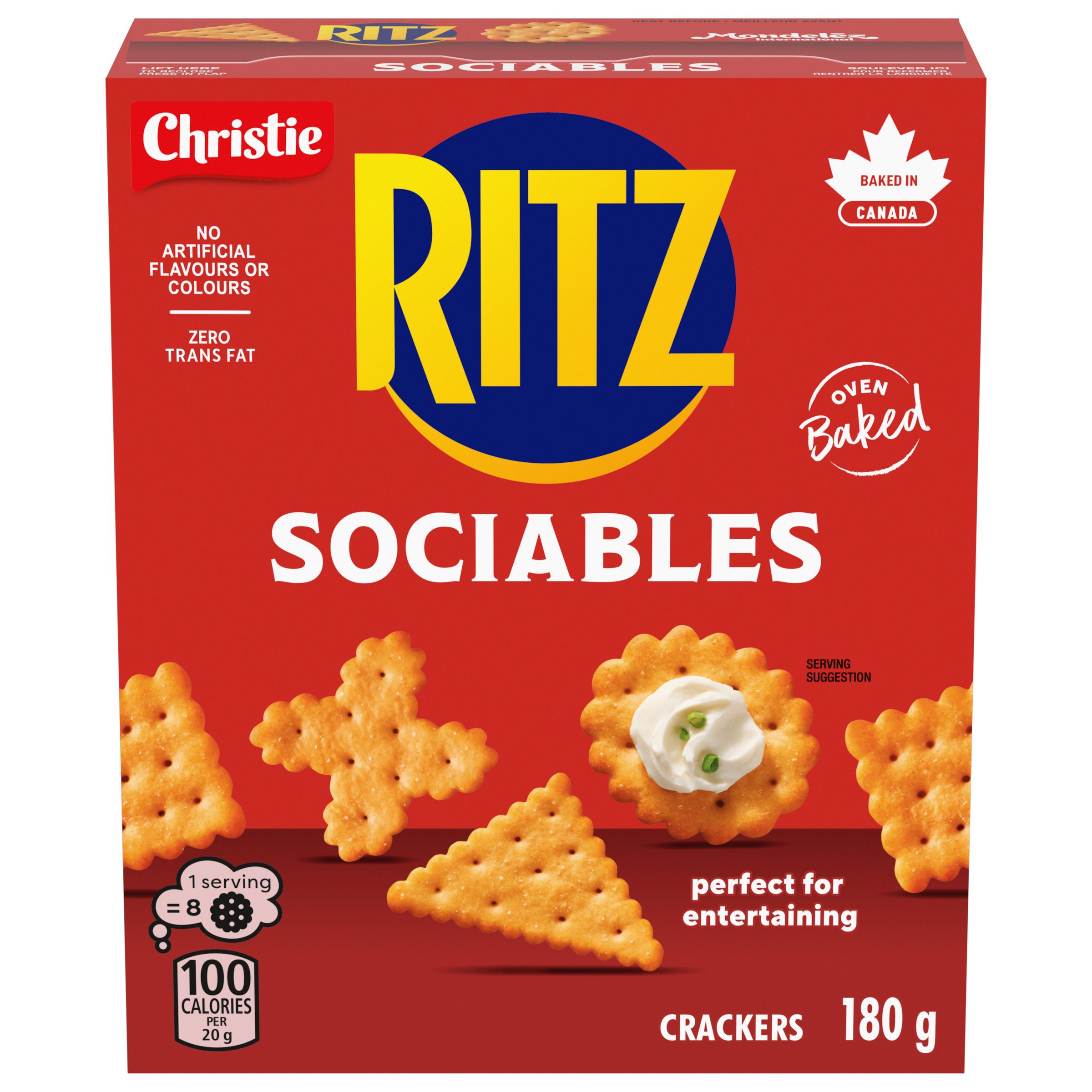 RITZ Sociables Crackers 180G-thumbnail-0