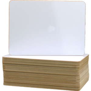 Dry Erase Board, 5" x 7", Class Pack of 24
