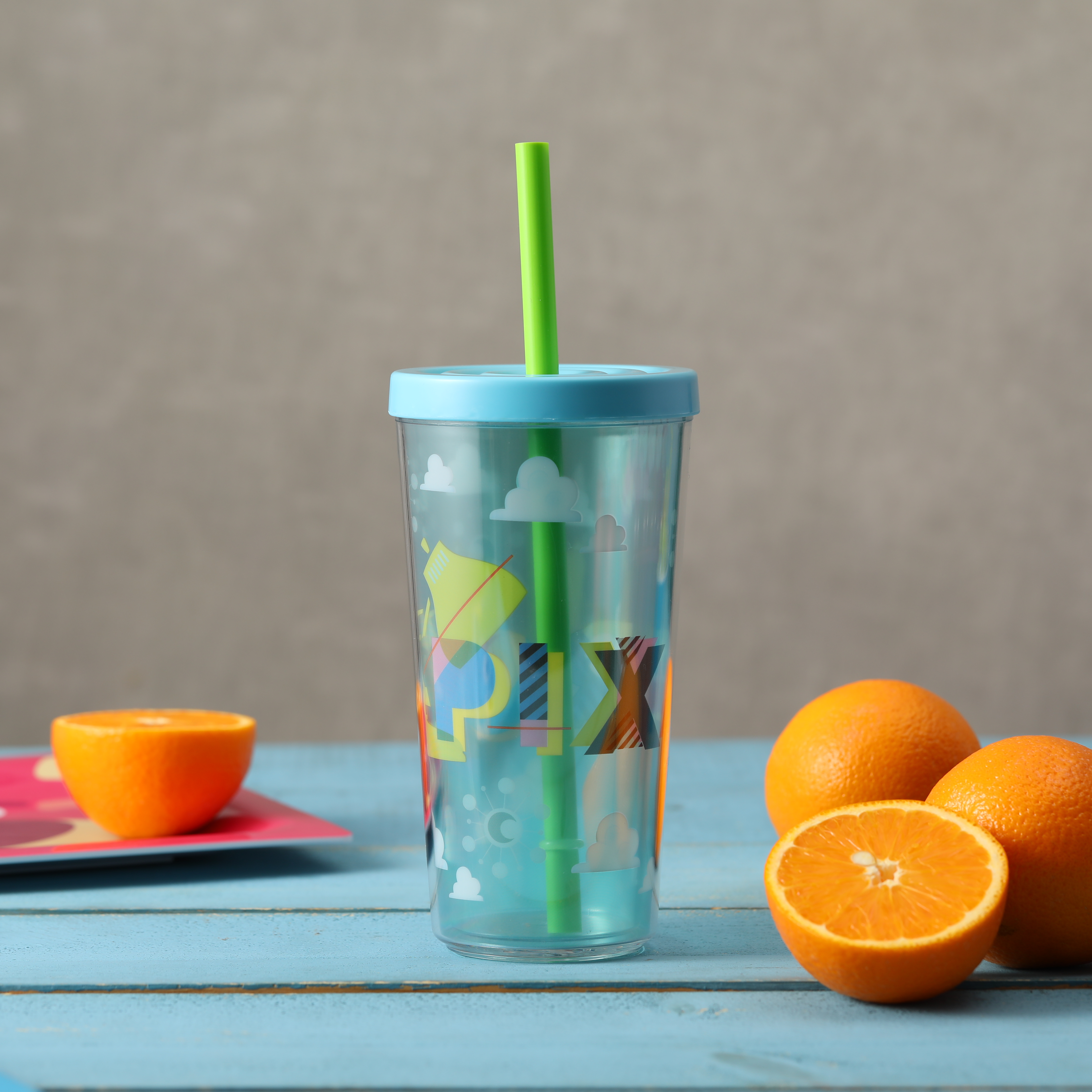 Disney and Pixar 16 ounce Insulated Plastic Tumbler with Straw, Pixar Friends slideshow image 5