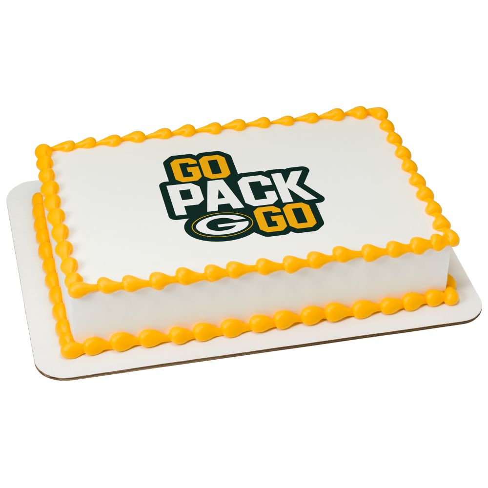 Image Cake NFL Green Bay Packers Go Pack Go