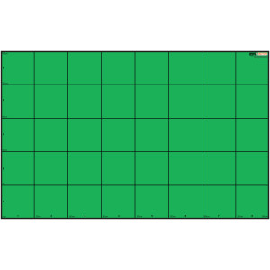 Wonder League Robotics Competition Green Screen Mat, 150cm x 240cm with 30cm Grid