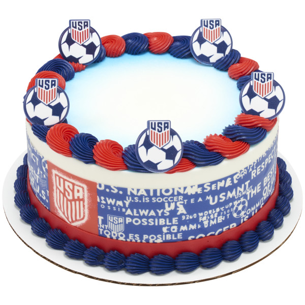 U.S. Soccer Cupcake Rings