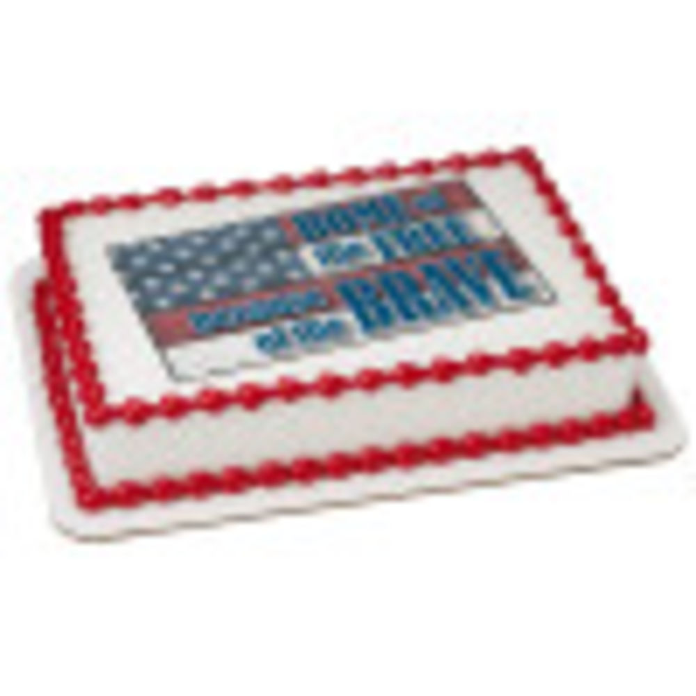 Image Cake Home of The Brave