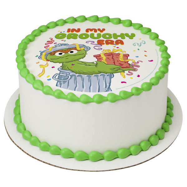 Sesame Street® Grouchy Era PhotoCake® Edible Image®