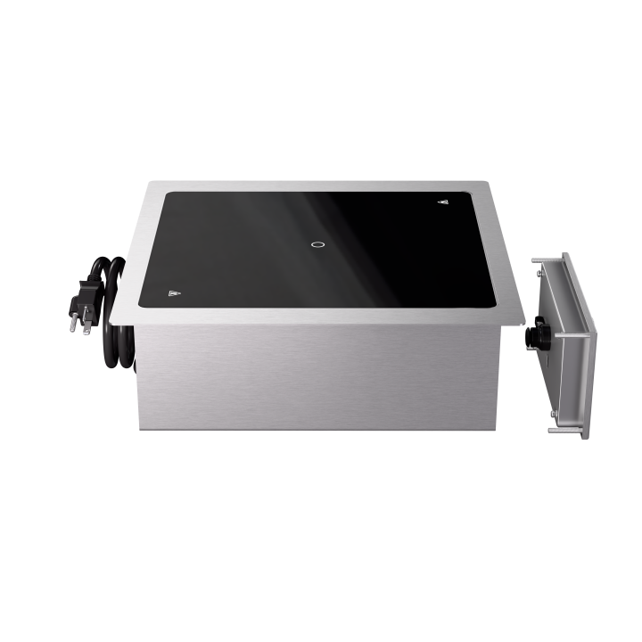 208- to 240-volt 2,900-watt single-hob drop-in induction range with programs