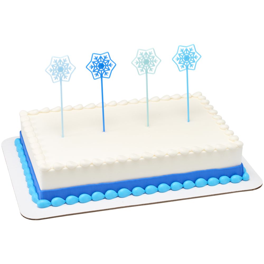 Image Cake Snowflakes