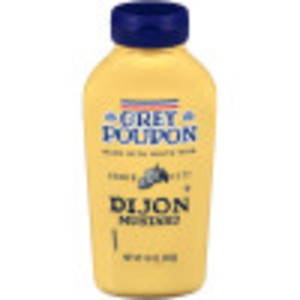 GREY POUPON Dijon Mustard Squeeze Bottle, 10 oz. Bottle (Pack of 12) image