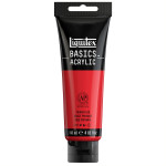 Liquitex BASICS Acrylic Paint 118 mL Tube Primary Red