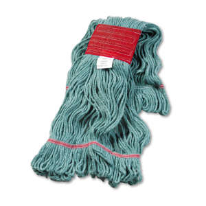Boardwalk, Super Loop Synthetic Looped-End Wet Mop Head with 5" Headband, Large, Green