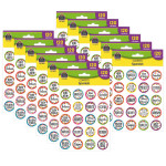 Teacher Created Resources&reg; Confetti Spanish Stickers, 120 Per Pack, 12 Packs TCR8725-12
