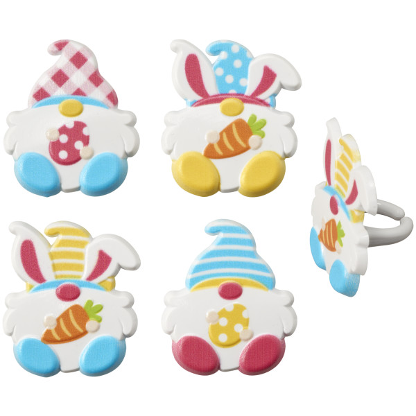Easter Gnome Cupcake Rings